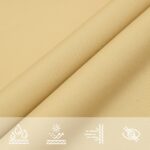Voile d'ombrage sable 4,5x4,5 m 100 % polyester oxford – Image 6