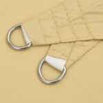 Voile d'ombrage sable 6x6x6 m 100 % polyester oxford – Image 3