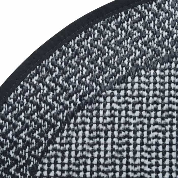 Tapis d'extérieur ARAKIL gris Ø120 cm PP – Image 2