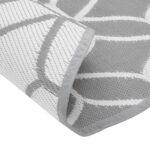 Tapis d'extérieur ARAKIL gris Ø160 cm PP – Image 3