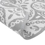 Tapis d'extérieur ARAKIL gris clair Ø200 cm PP – Image 3