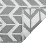 Tapis d'extérieur ARAKIL Gris 160x230 cm PP – Image 3
