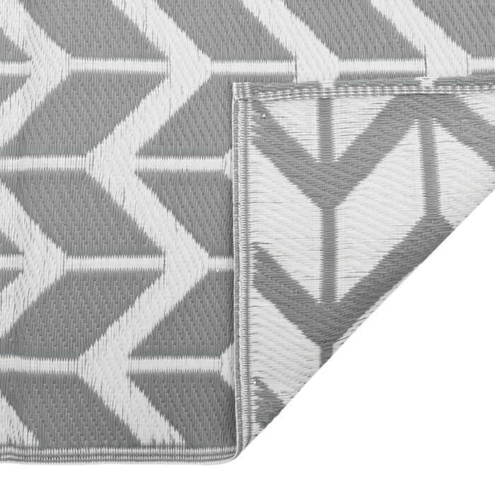 Tapis d'extérieur ARAKIL Gris 160x230 cm PP – Image 3