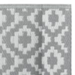 Tapis d'extérieur ARAKIL Gris 120x180 cm PP – Image 3