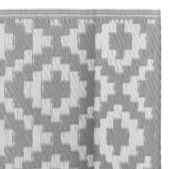 Tapis d'extérieur ARAKIL Gris 120x180 cm PP – Image 3