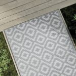 Tapis d'extérieur ARAKIL Gris 120x180 cm PP
