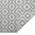 Tapis d'extérieur ARAKIL Gris 160x230 cm PP – Image 2