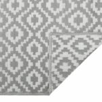 Tapis d'extérieur ARAKIL gris 140 x 200 cm PP – Image 2