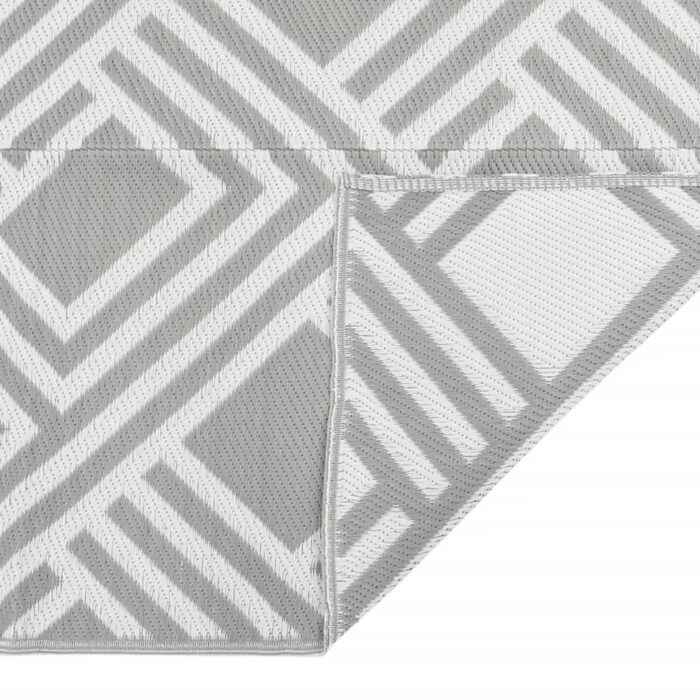 Tapis d'extérieur ARAKIL gris 80 x 150 cm PP – Image 2