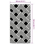 Tapis d'extérieur ARAKIL gris 80 x 150 cm PP – Image 4