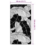 Tapis d'extérieur ARAKIL vert 80x150 cm PP – Image 4