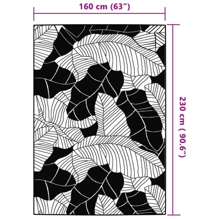 Tapis d'extérieur ARAKIL vert 160 x 230 cm PP – Image 4