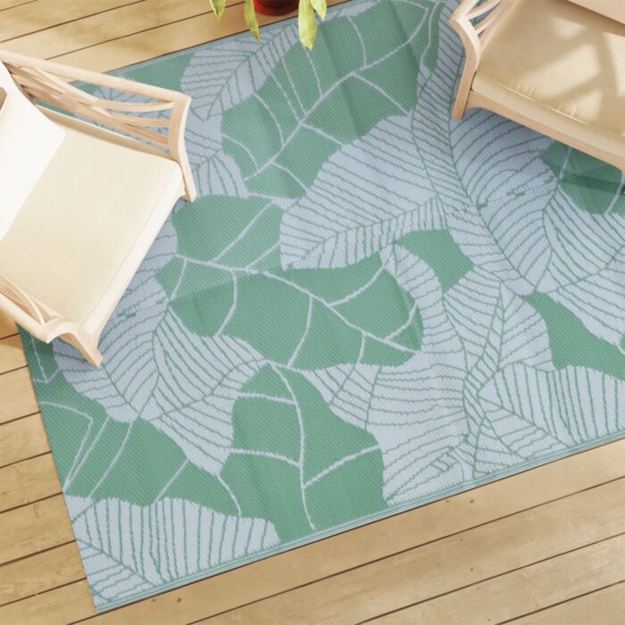 Tapis d'extérieur ARAKIL vert 160 x 230 cm PP – Image 1
