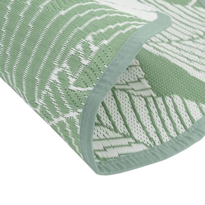 Tapis d'extérieur ARAKIL vert Ø120 cm PP – Image 2