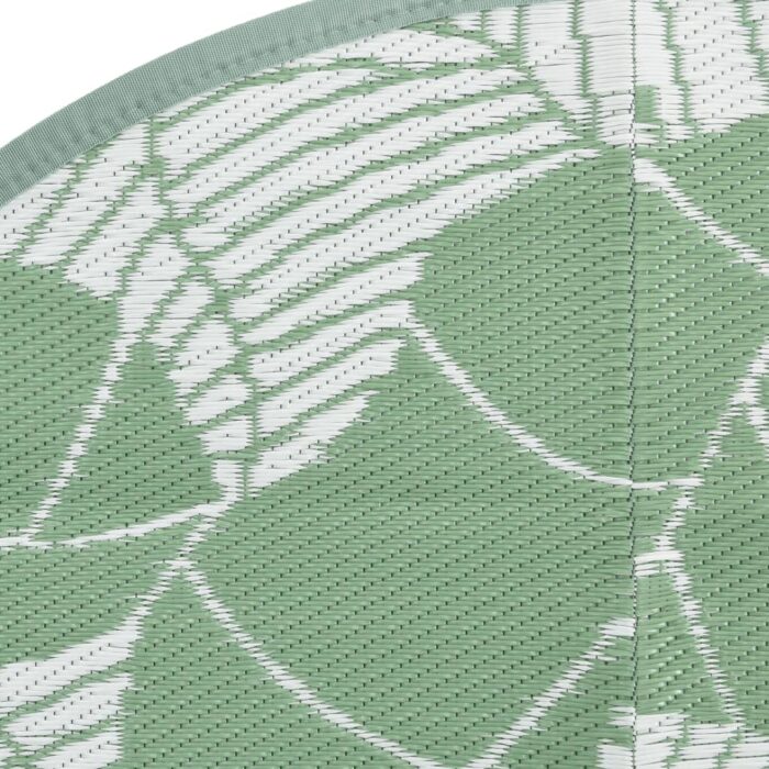 Tapis d'extérieur ARAKIL vert Ø120 cm PP – Image 3