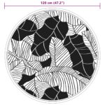 Tapis d'extérieur ARAKIL vert Ø120 cm PP – Image 4