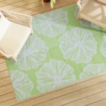 Tapis d'extérieur ARAKIL vert 140 x 200 cm PP