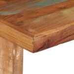 Table à manger 110x55x78 cm bois massif de récupération – Image 3