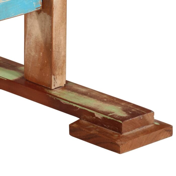 Table à manger 110x55x78 cm bois massif de récupération – Image 4