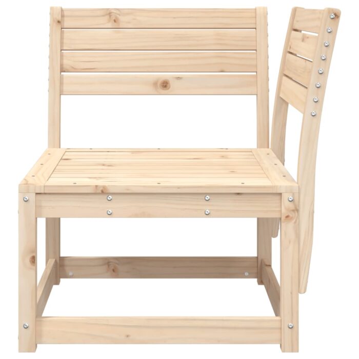 Canapé d'angle de jardin 73x73x78cm bois pin massif – Image 2