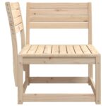 Canapé d'angle de jardin 73x73x78cm bois pin massif – Image 3