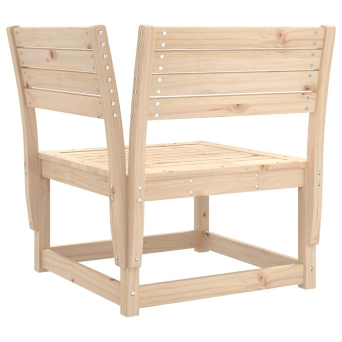 Canapé d'angle de jardin 73x73x78cm bois pin massif – Image 4