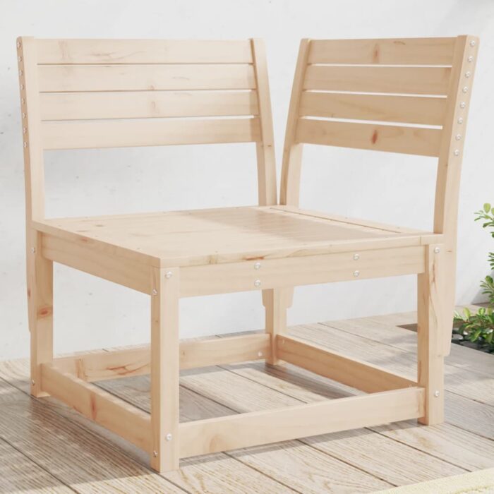Canapé d'angle de jardin 73x73x78cm bois pin massif – Image 1