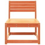 Canapé de jardin cire marron bois de pin massif – Image 2