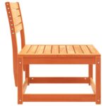 Canapé de jardin cire marron bois de pin massif – Image 3