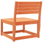 Canapé de jardin cire marron bois de pin massif – Image 4