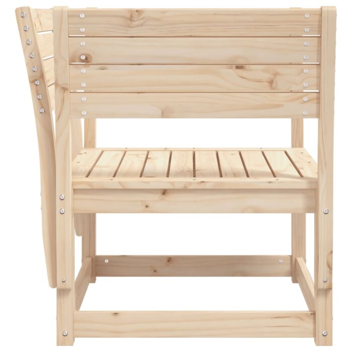 Chaises de jardin bois massif de pin – Image 3