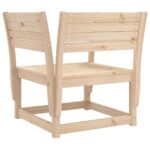 Chaises de jardin bois massif de pin – Image 4