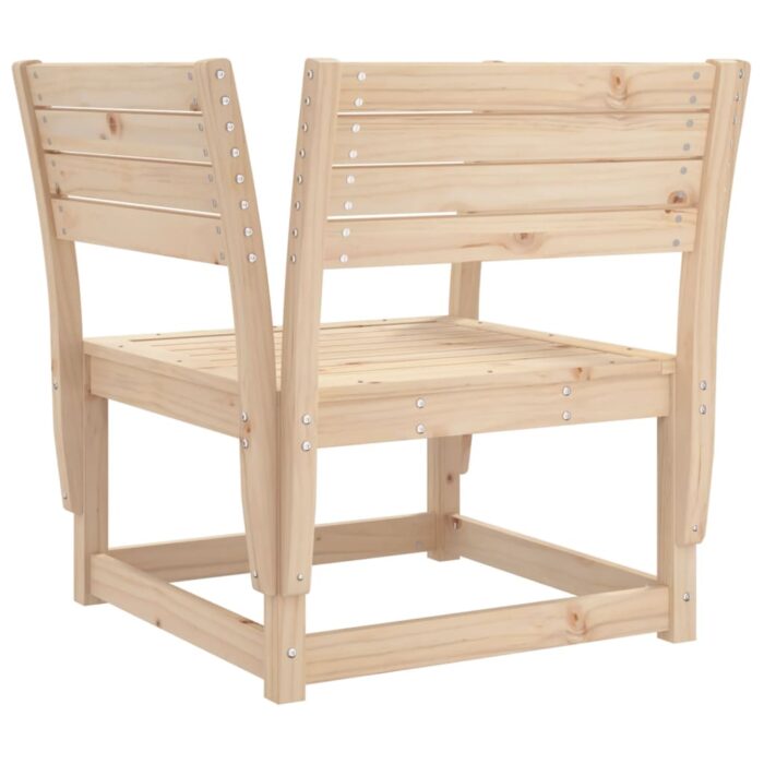 Chaises de jardin bois massif de pin – Image 4