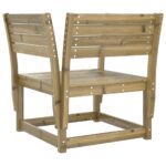 Chaise de jardin bois de pin imprégné – Image 4