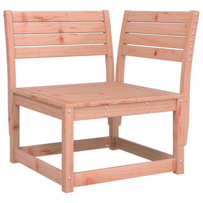 Canapé d'angle de jardin avec coussins bois massif douglas – Image 2