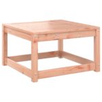 Repose-pied de jardin avec coussins bois massif douglas – Image 2