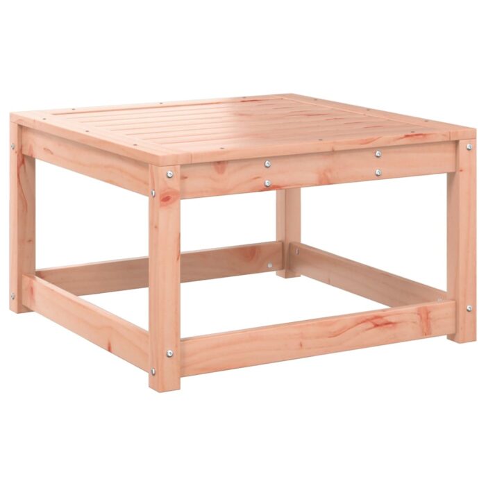 Repose-pied de jardin avec coussins bois massif douglas – Image 2