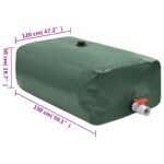 Réservoir d'eau avec robinet pliable 1000 L PVC – Image 6