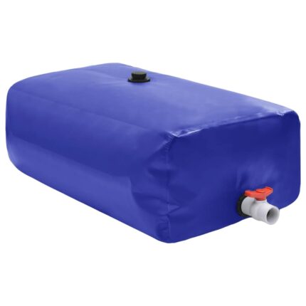 Réservoir d'eau avec robinet pliable 1500 L PVC