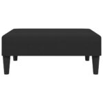 Ensemble de canapés 2 pcs avec coussins noir velours – Image 6