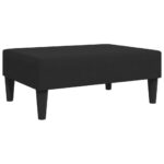 Ensemble de canapés 2 pcs avec coussins noir velours – Image 5