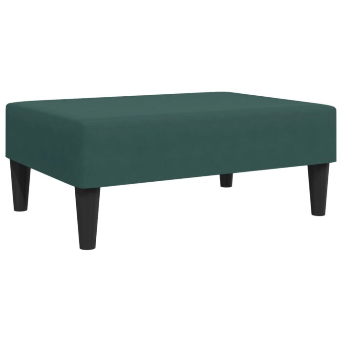 Ensemble de canapés 2 pcs vert foncé velours – Image 5