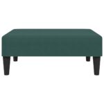 Ensemble de canapés 2 pcs vert foncé velours – Image 6