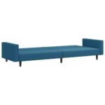 Ensemble de canapés 2 pcs bleu velours – Image 3