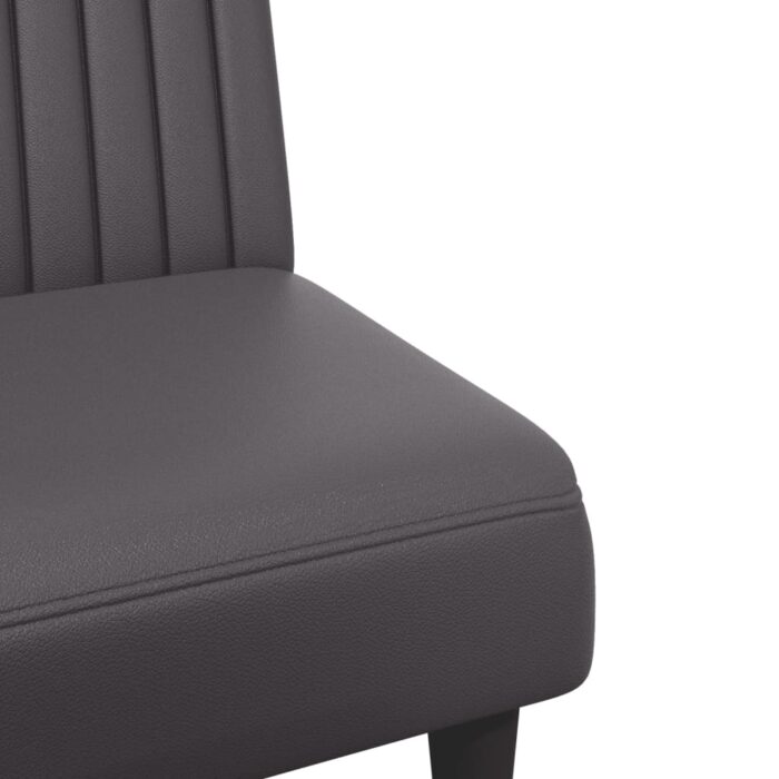 Ensemble de canapés 2 pcs gris similicuir – Image 7