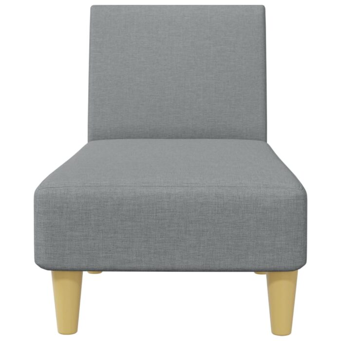 Ensemble de canapés 2 pcs gris clair tissu – Image 5