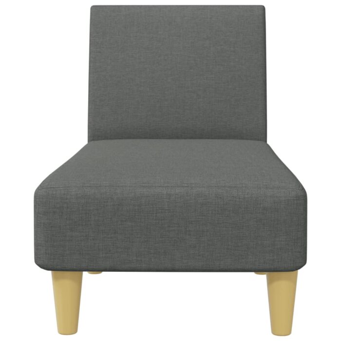 Ensemble de canapés 2 pcs gris foncé tissu – Image 5