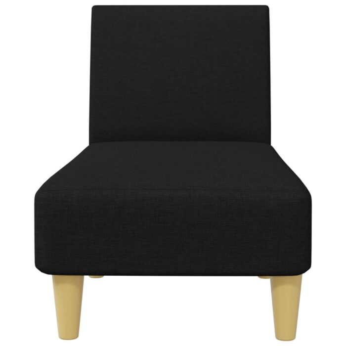 Ensemble de canapés 2 pcs noir tissu – Image 5