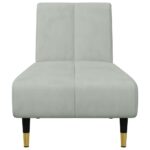 Ensemble de canapés 2 pcs gris clair velours – Image 5