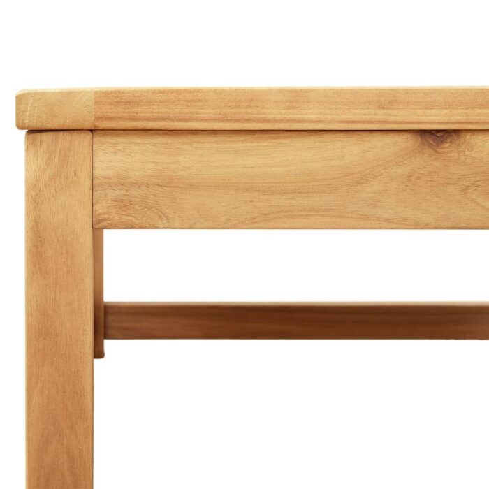 Salon de jardin avec coussins 7 pcs bois massif d'acacia – Image 7